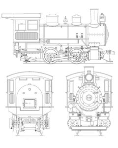 Y-7/2 0-4-0 Yard Engine Erection Drawings Only