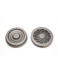 M400-1 4" diameter Spiral Back Wheel