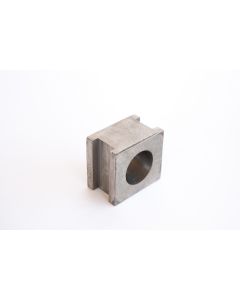 Shown machined.  Part comes unmachined.