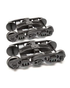 pair of 1.5" scale Buckeye 3-axle freight trucks kit