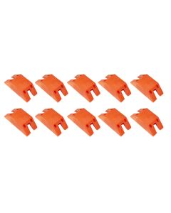 Short Wheel Chocks - Orange - 5 Pairs