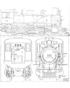TP 7-2 Ten Wheeler Erection Drawing Only