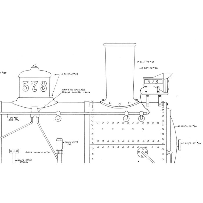 Allen Models: MP 8-39 Mogul Complete Set of Drawings